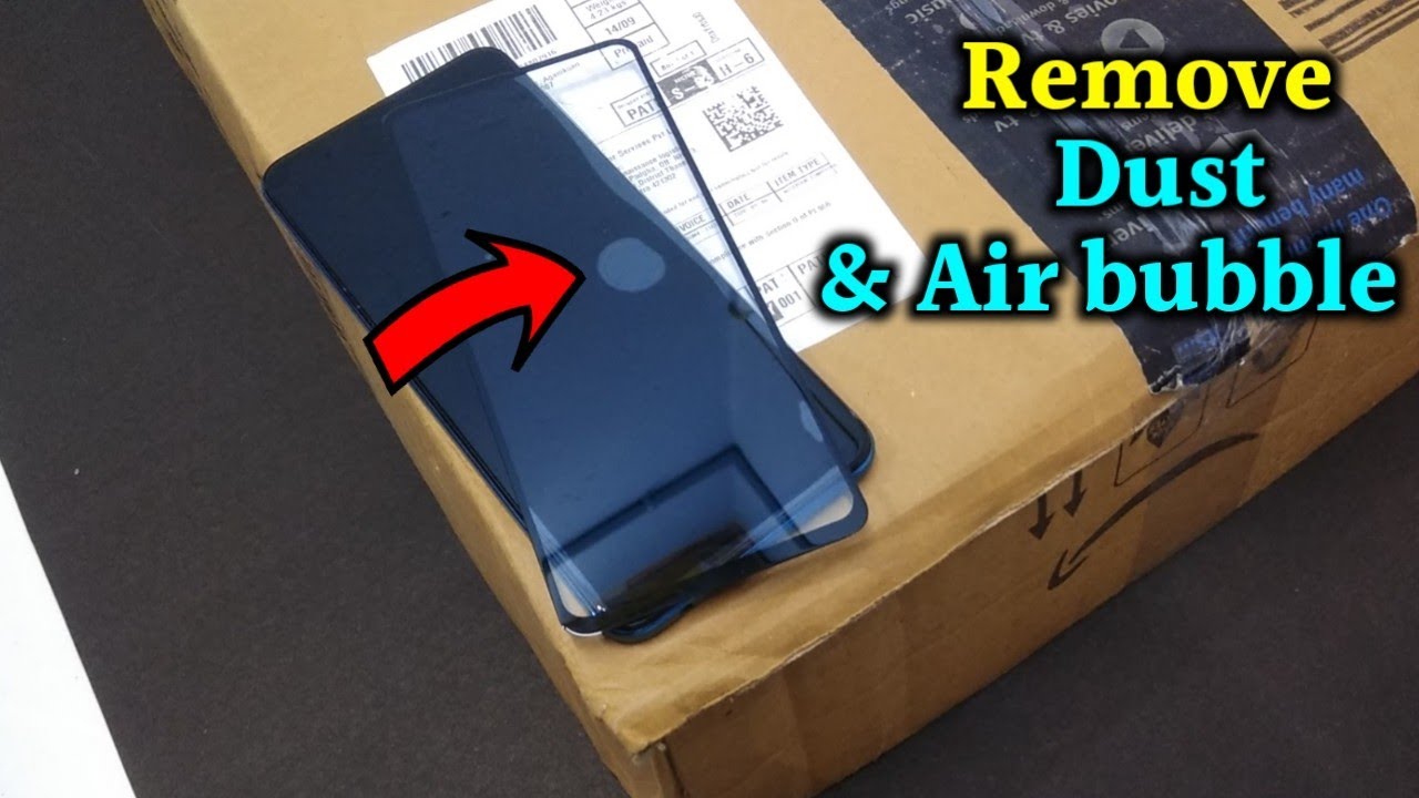 Remove Dust particles from Tempered glass & Remove Air bubble from