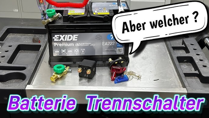 ⚡️ Deswegen solltest du einen Batterie Trennschalter einbauen 🔋🪫  Totschalter für Autobatterie 🔧 