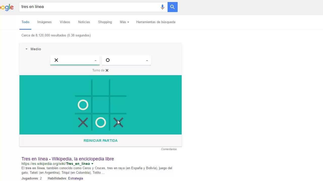 El Gato De Google : Así puedes jugar ‘gato’ en línea desde Google ...