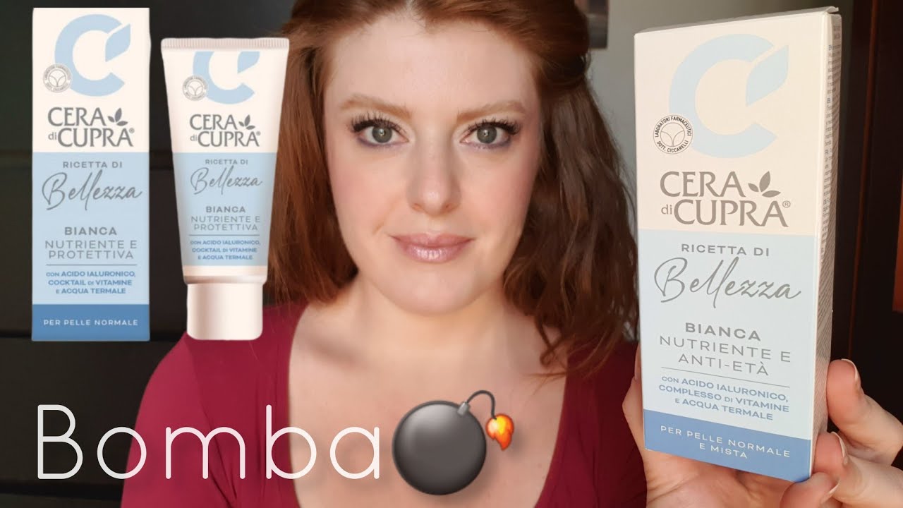 CREMA CERA DI CUPRA BIANCA CON💧ACQUA TERMALE | *sotto i 6€ | UNA VERA BOMBA LOW COST