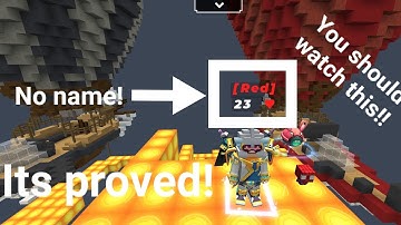 How to get "No Name" in Bedwars! | Bedwars | Blockman Go