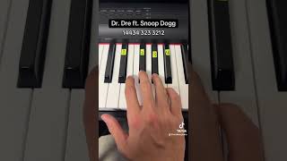 Dr. Dre Ft. Snoop Dogg Easy Piano Tutorial