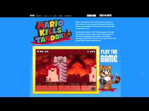 Vídeo: Nintendo Responde Al Reclamo De PETA Mario Pro-fur