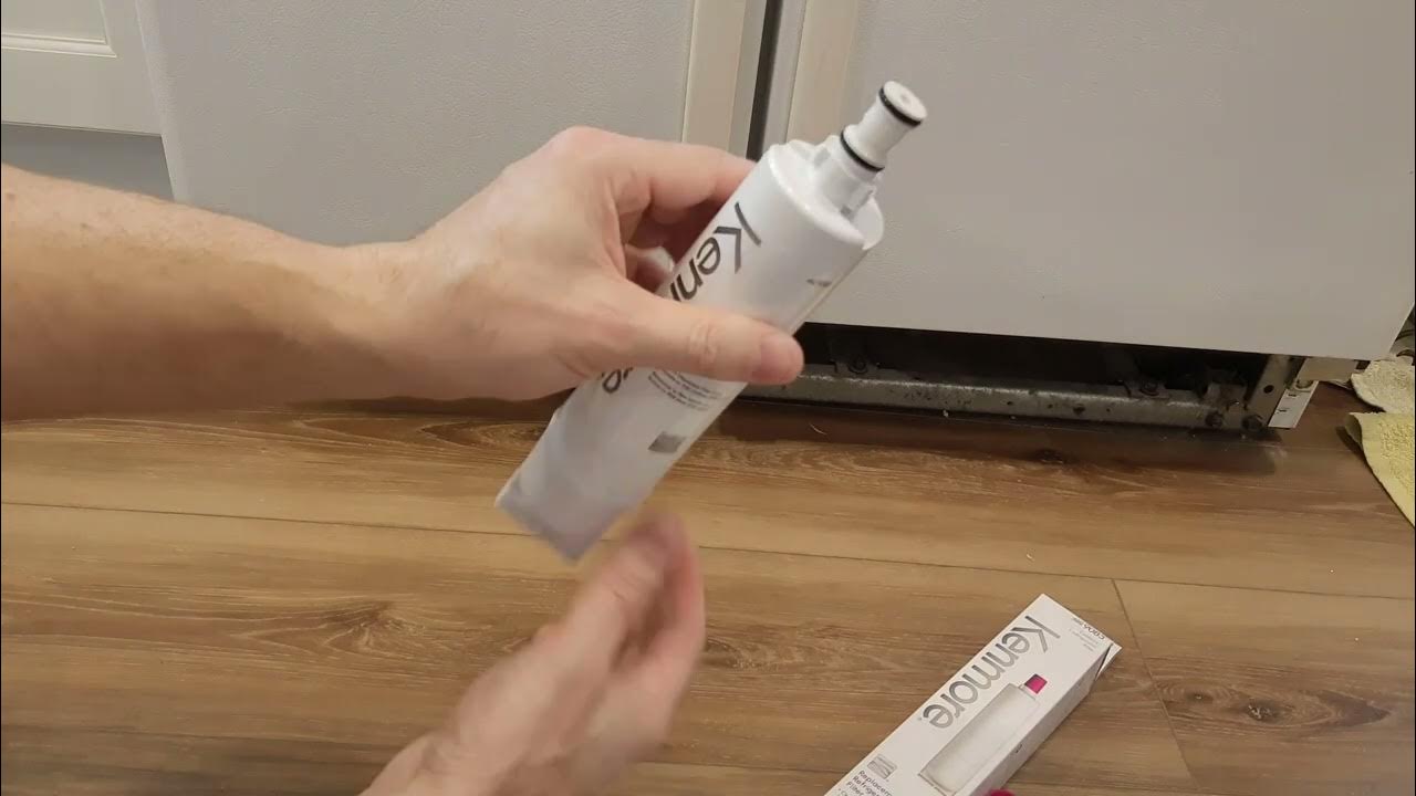 How to Change the Water Filter in a Kenmore ColdSpot Model 106.52522101