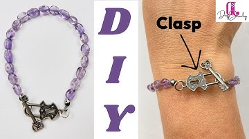 Making the Clasp the Star of a Simple Bracelet