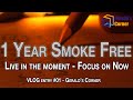 Living in the moment. Focus on Now - VLOG Ep.#01 - 02.08.2016 - 1 YEAR SMOKE FREE