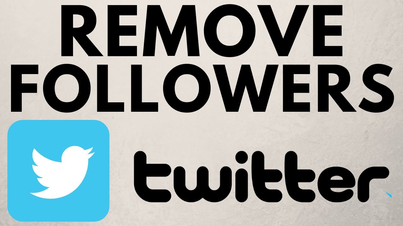 How To Remove Followers On Twitter EASY 2022 YouTube
