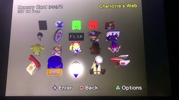 My PS2 Memory cards save files