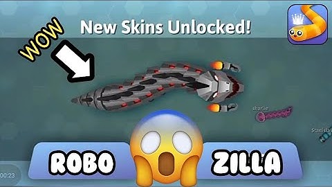 New Robo Zilla Boss Skin Unlocked In Snake.Io!