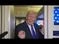 President Trump Gaggles with Press on Air Force One En Route Joint Base Andrews, Feb. 16, 2026