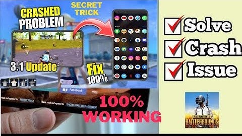 BGMI 3.1 UPDATE CRASH FIX | HOW TO FIX CRASH AND LAG ISSUE IN BGMI NEW UPDATE 3.1