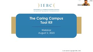 The Caring Campus Toolkit: A Guide for Monitoring and Assessing Implementation and Impact