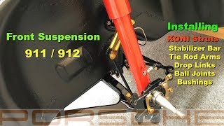 1967 Porsche 911 Video 45 Installing front suspension