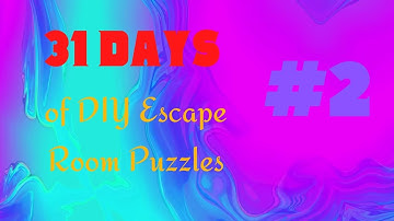 Reference puzzles for your DIY escape room