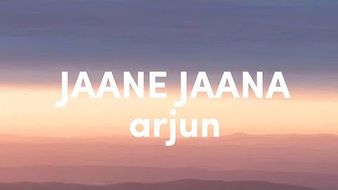 jaane Jaana / give it all away . by arjun.