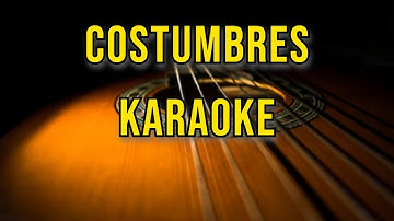 Thumbnail of COSTUMBRES(KARAOKE ACÙSTICO)