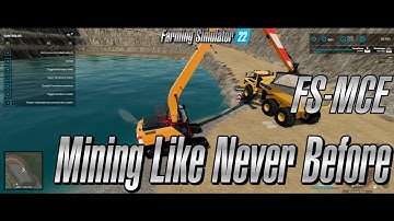FS22 MCE TCBO | Lets Dig, Produce and load Riversand on MCE TCBO FS22