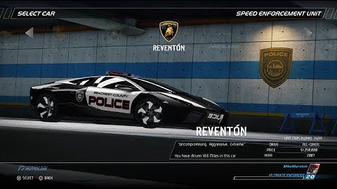 SCPD Speed Enforcement Unit: Lamborghini Reventon