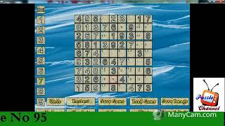 Sudoku puzzle level 1 game No 94-   حل لعبة سودوكو مستوى اول  لعبة رقم  94-