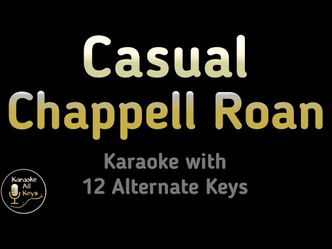 Video thumbnail for Chappell Roan - Casual Karaoke Instrumental Lower Higher Male &