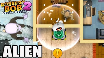 Robbery Bob 2 - UFO & Alien Gameplay All Levels #11