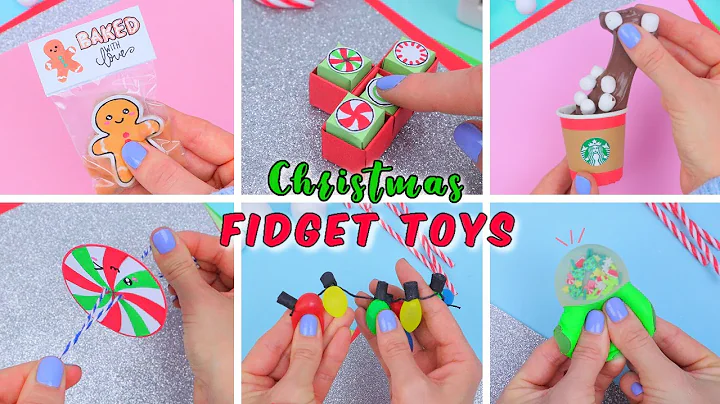 7 DIY FIDGET TOY IDEAS - Christmas Fidget Toys - Squishy, Pop It, Anti-stress Ball Ideas