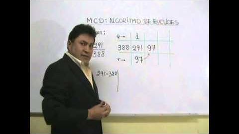MCD POR ALGORITMO DE EUCLIDES