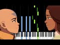 The Avatar S Love Avatar The Last Airbender Piano Tutorial Synthesia