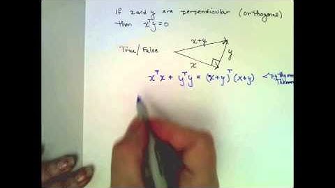1.4.3.11 Dot product and orthogonal vectors