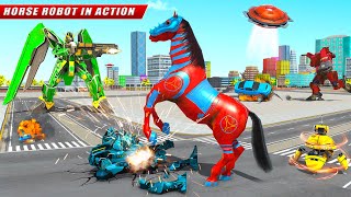 Horse Robot Car Transform Game screenshot 4