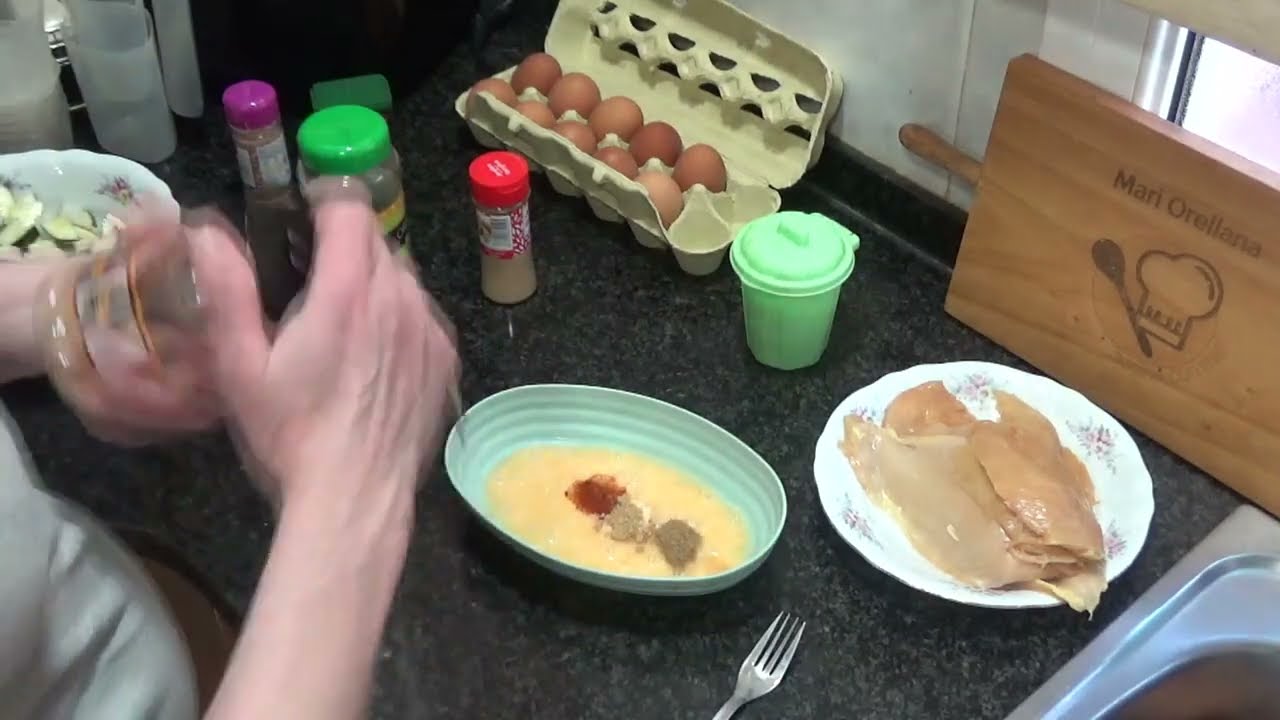 Tortilla de calabacín 🥒 Pechugas de pollo con un rebozado delicioso!