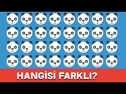 HANGİSİ FARKLI? - Gözlerinin Keskinliğini Kanıtla