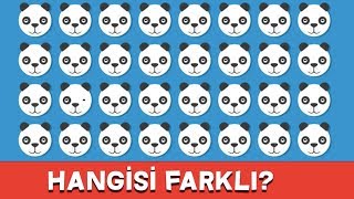 HANGİSİ FARKLI? - Gözlerinin Keskinliğini Kanıtla