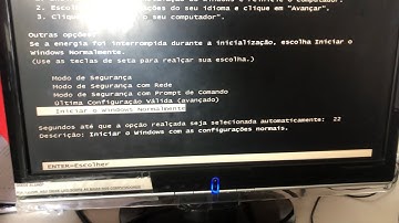 Corrigir erro do Windows falhou ao iniciar sem programas em 1 minuto rápido fácil e prático.