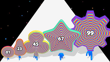 LAYER MAN 3D - ASMR Gameplay (Level Up Big Head Man Run New Update)