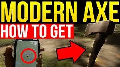 How to find modern axe in the forest (FASTEST WAY!)