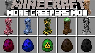 Minecraft DANGEROUS CREEPER ZOO MOD / BREED AND TAME CREEPER MOBS HOUSE !! Minecraft Mods