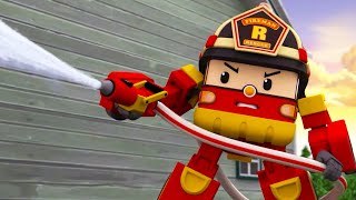 РОБОКАР ПОЛИ 🔥 Рой и пожарная безопасность - Пожар опасен! (сборник) 🔥 Развивающий мультфильм