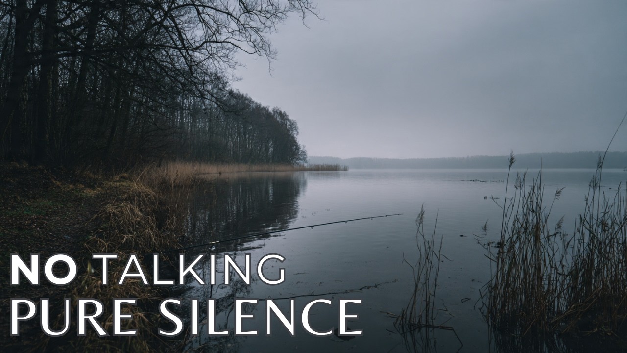 Just Calm – No Talking Fishing by the Lake
