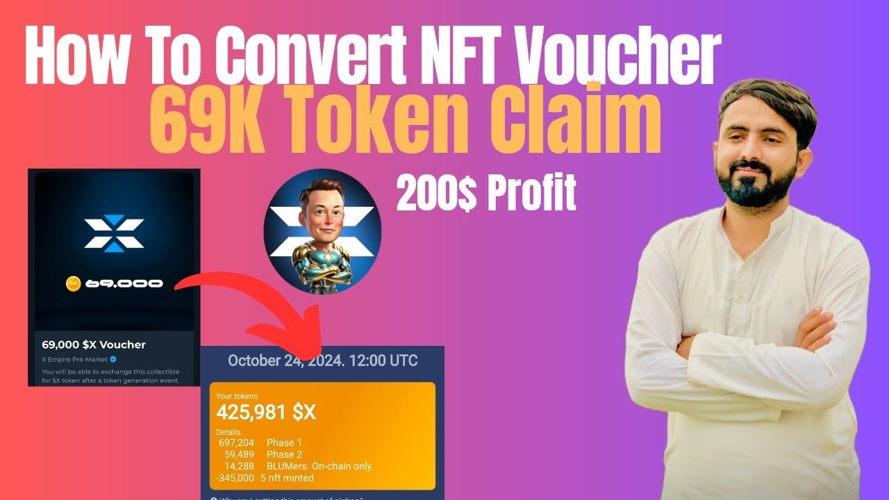 Nft Voucher Example How To Convert NFT Voucher X Empire || NFT Claim Start 69K Token ...