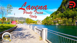 Lavena PT - Italy | Italy's beautiful & Quiet Border Town by The Lake | 4K - [UHD]