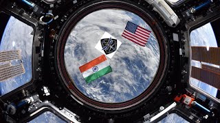 International Space Station for the wishes on India celebrate 75 years of independence 🇮🇳