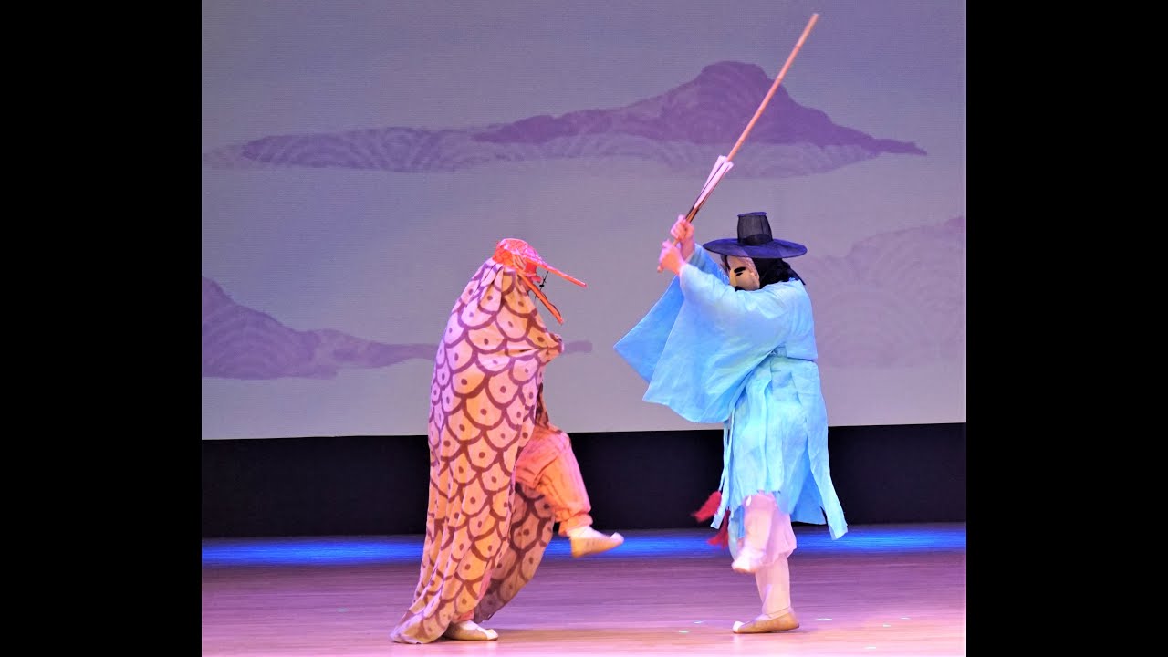 [제15회 대한민국 무형문화재 축제 하이라이트] 국가무형문화재 제6호 통영오광대 - 1과장 문둥탈  3과장 영노탈