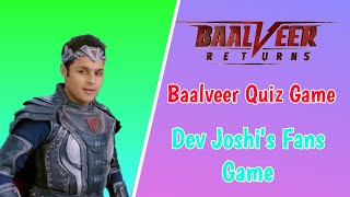 Baalveer Returns Quiz Game | Dev Joshi's Game | Baalveer Returns | SNW Shows screenshot 5