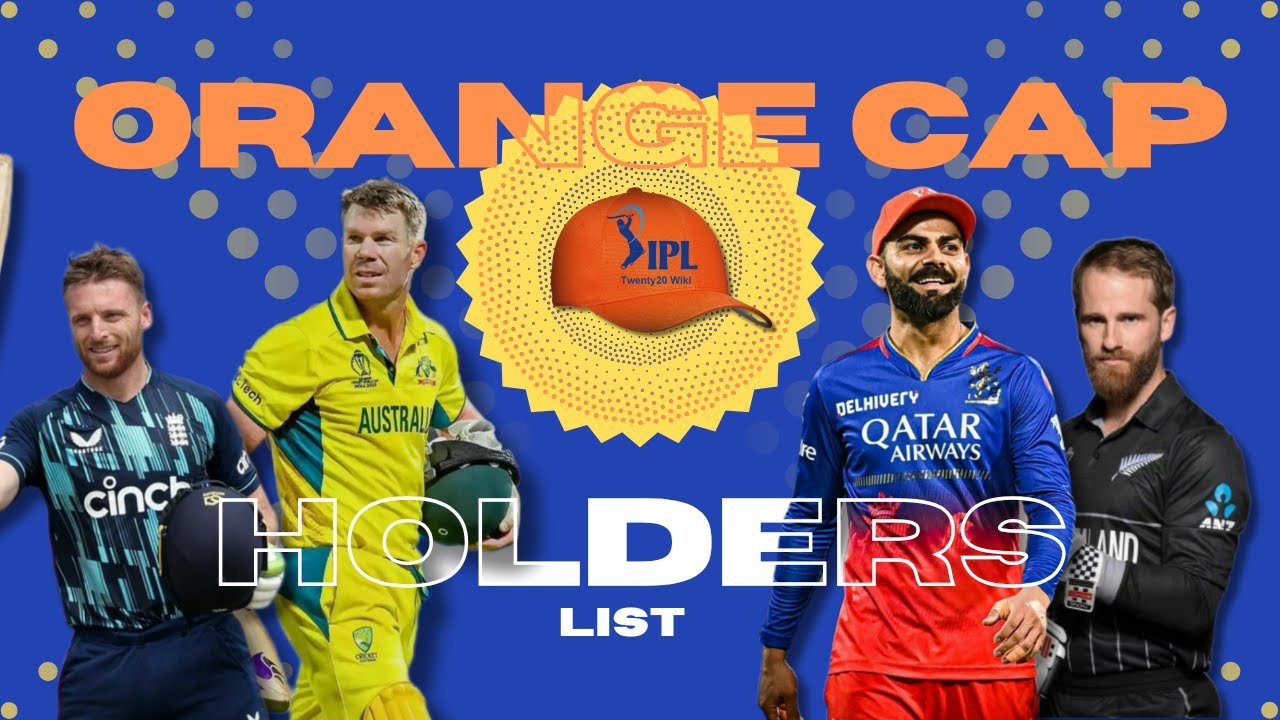 IPL orange cap holders complete list from (20082024) IPL history on