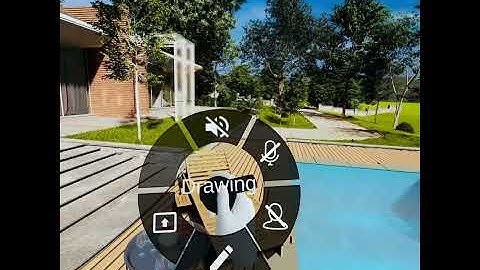 New radial menu in theViewer for Oculus Quest