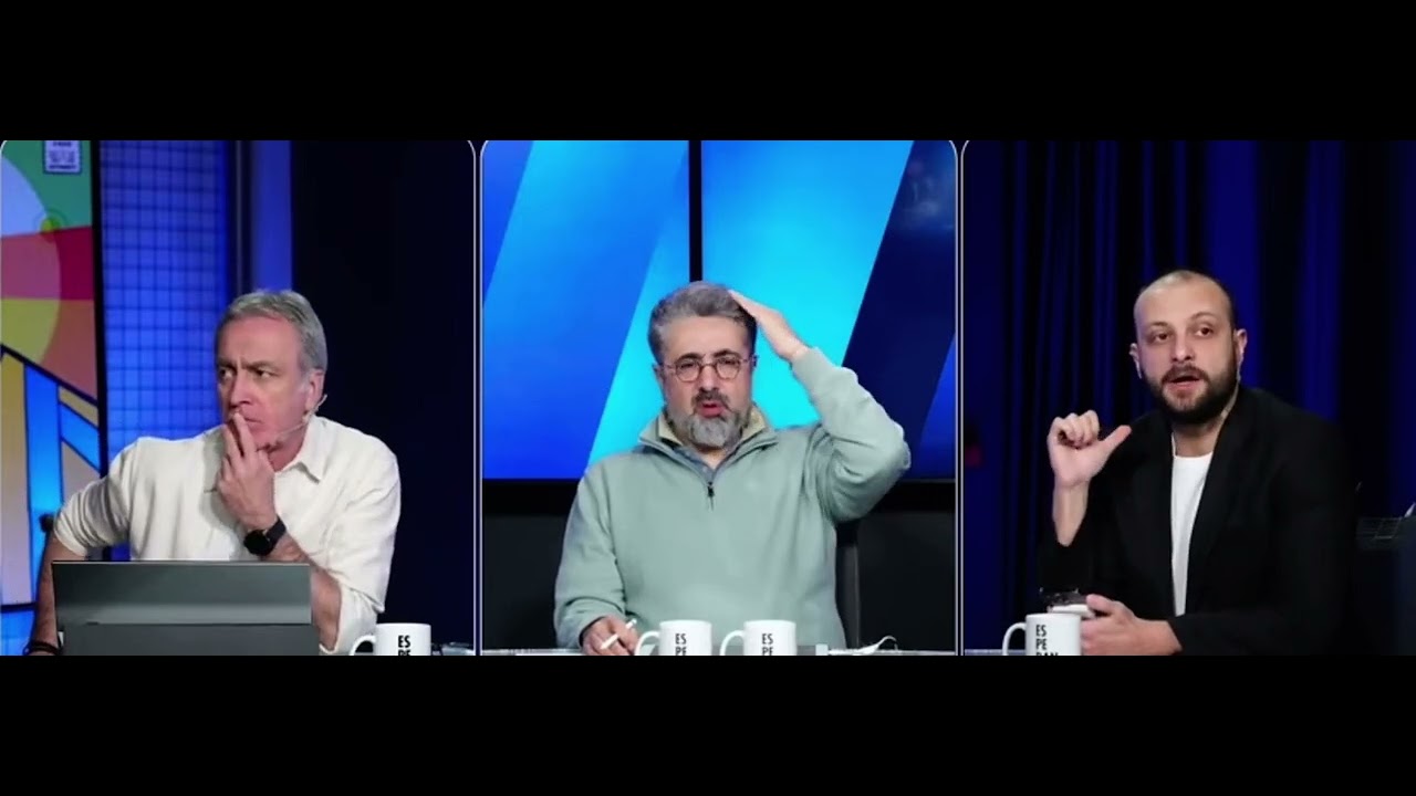 Serdar Ali Çelikler,Önder Özen ve Onur Tuğrul canlı yayındayken Fenerbahçe gol yiyor