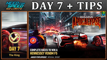 NFS No Limits | Day 7 - Winning + TIPS - 2020 Hennessey Venom F5 | Devil’s Run: Apocalypse