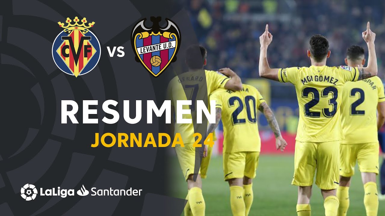 Resumen de Villarreal CF vs Levante UD (2-1) - YouTube