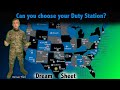 CAN YOU CHOOSE YOUR DUTY STATION? | AIR FORCE DREAM SHEET